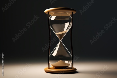 Modern Hourglass Depicting Elegance and Timelessness