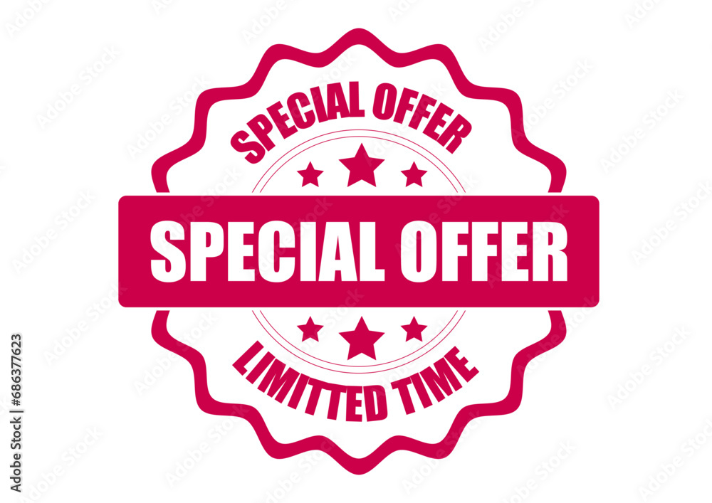 Obraz premium Special Offer Icon stamp Image