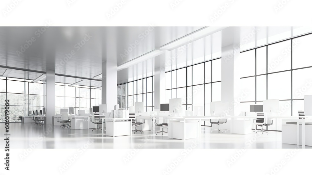 Obraz premium White minimalist living