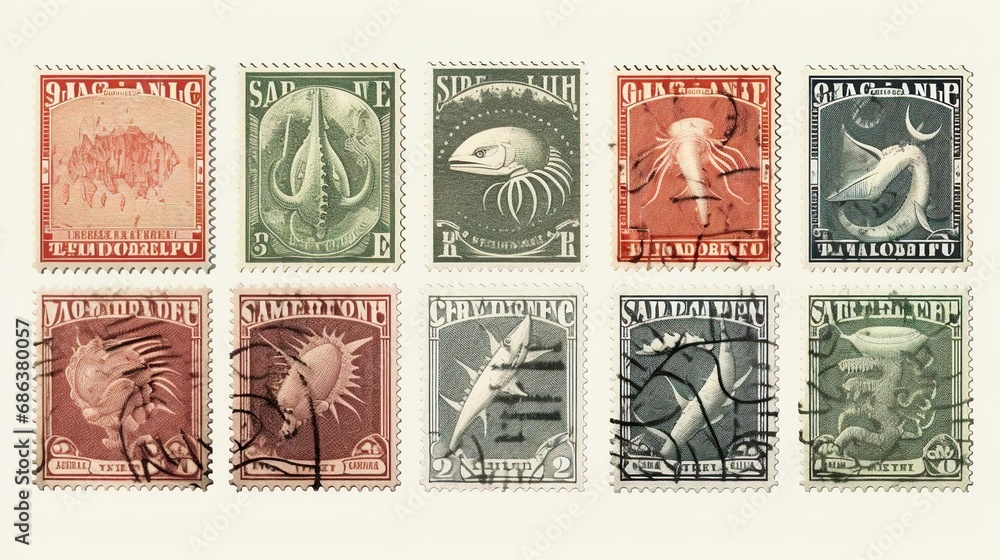 Stamp Vintage Postage