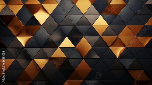 background gold triangle