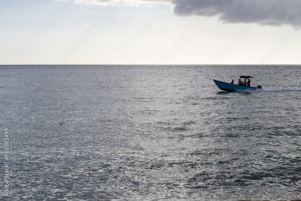 Naklejka premium Beach day in Aguadilla, PR