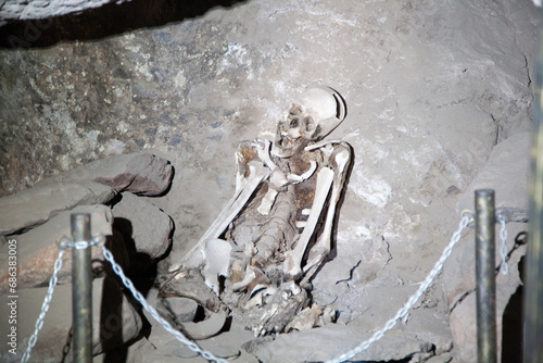 Mummified skeleton from Coqueza photo