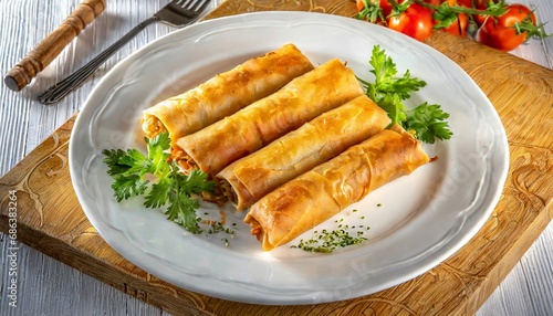 Turkish Bakery - Sigara Boregi - Phyllo Dough Spring Rolls
