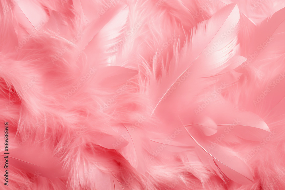 Texture of delicate soft pink feathers Texture of delicate soft pink feathers