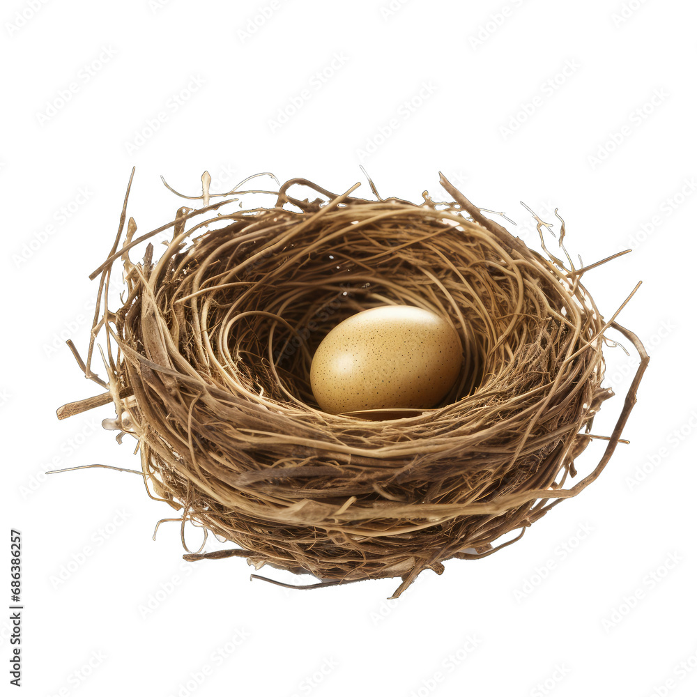 Bird Nest With Egg. Isolated on a Transparent Background. Cutout PNG. Bird Nest With Egg. Isolated on a Transparent Background. Cutout PNG.