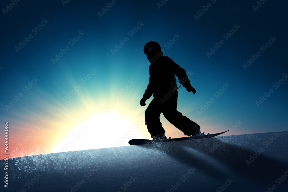 Winter Vacation, winter weekend, skiing ski mask snow sledding, recreation in the winter mountains, adrenaline, speed, nature beauty, enjoyment from the bustle of the city and work.