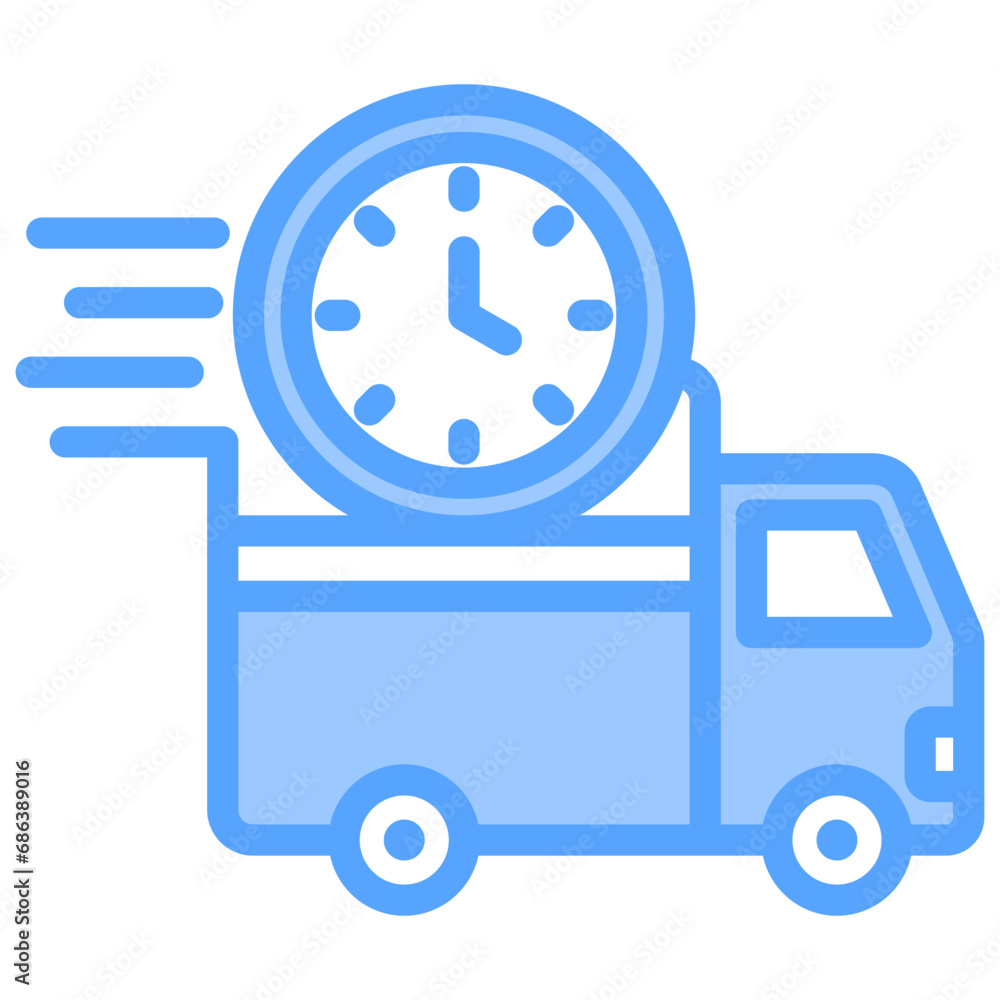Delivery Blue Icon Delivery Blue Icon