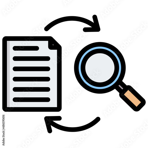 Iterative Outline Color Icon