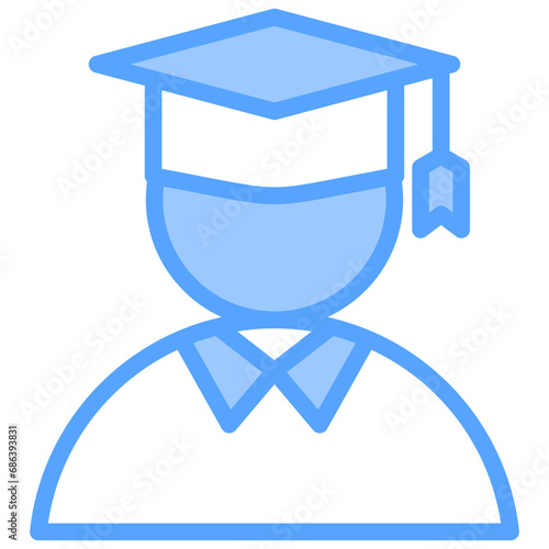 Student Blue Icon