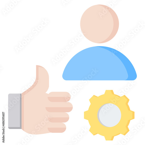 Employee Referral Program Flat Icon