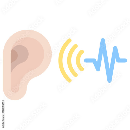 Auditory Flat Icon