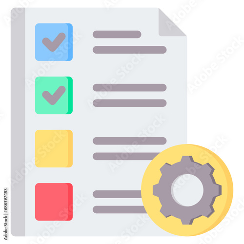 Planning Flat Icon