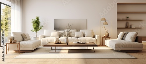 Scandinavian style a modern living room interior