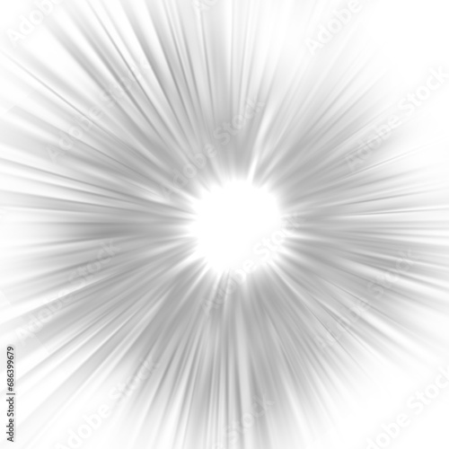 white glowing light burst explosion