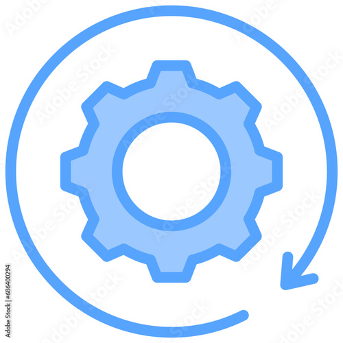 Renewal Blue Icon