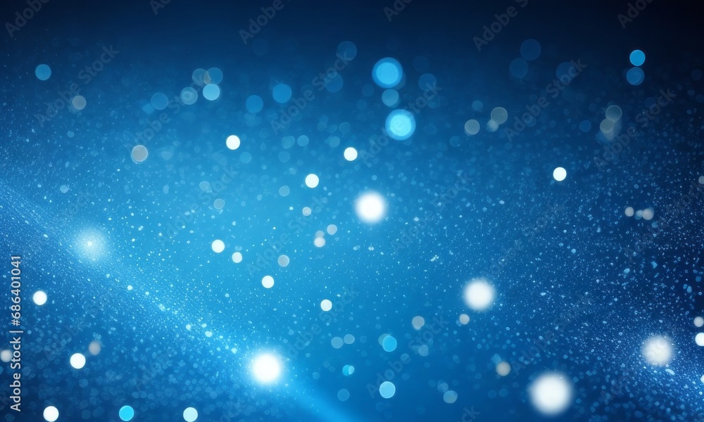 Fototapeta premium Abstract bokeh background with glow particles