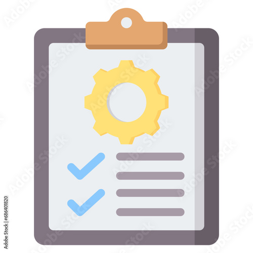 Job Description Flat Icon