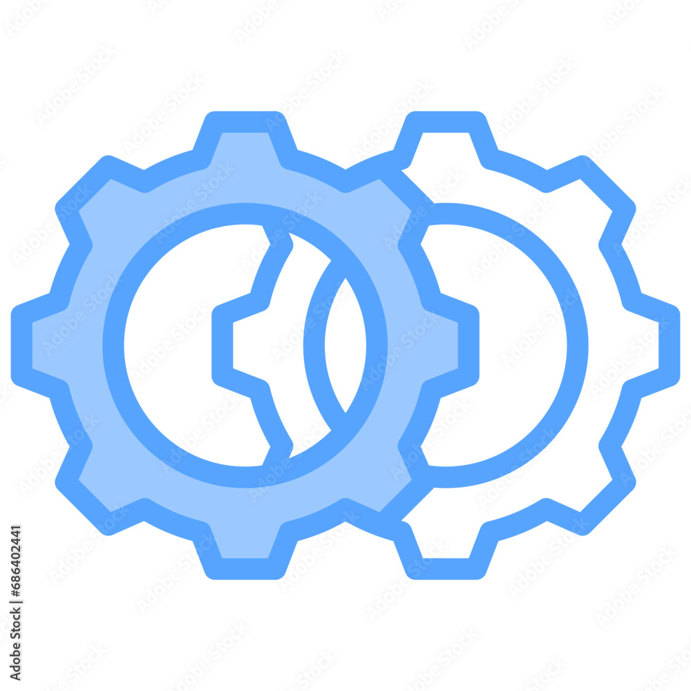 Collaboration Blue Icon