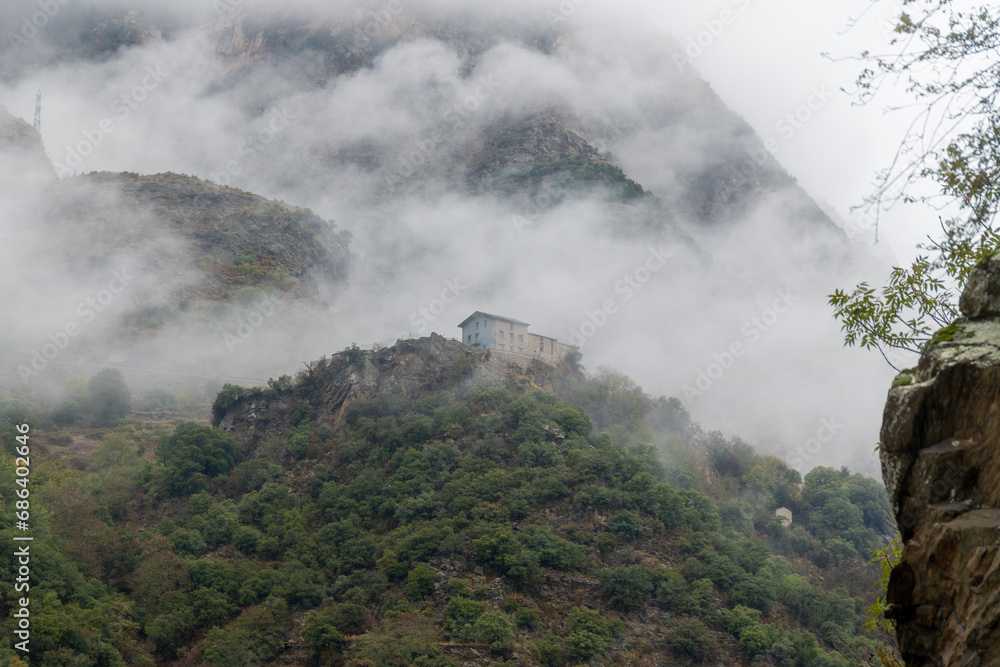 House in the clouds.