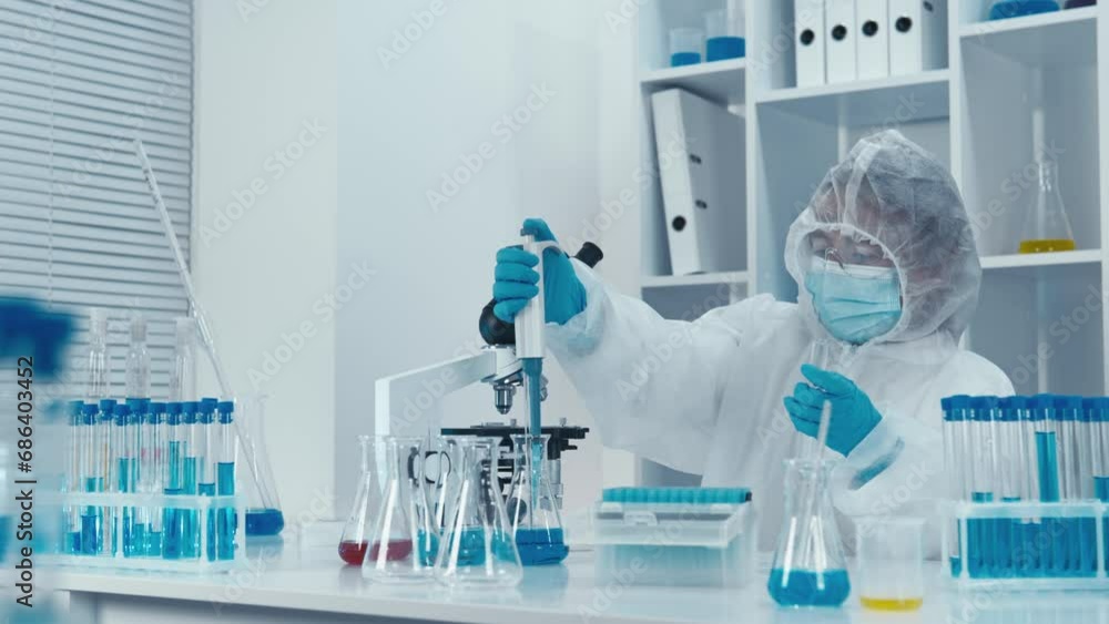 In the high tech laboratory, genetic engineering research is carried out for improvement and treatment. Scientists analyze the virus and work on methods to treat and prevent it. In the high tech laboratory, genetic engineering research is carried out for improvement and treatment. Scientists analyze the virus and work on methods to treat and prevent it.