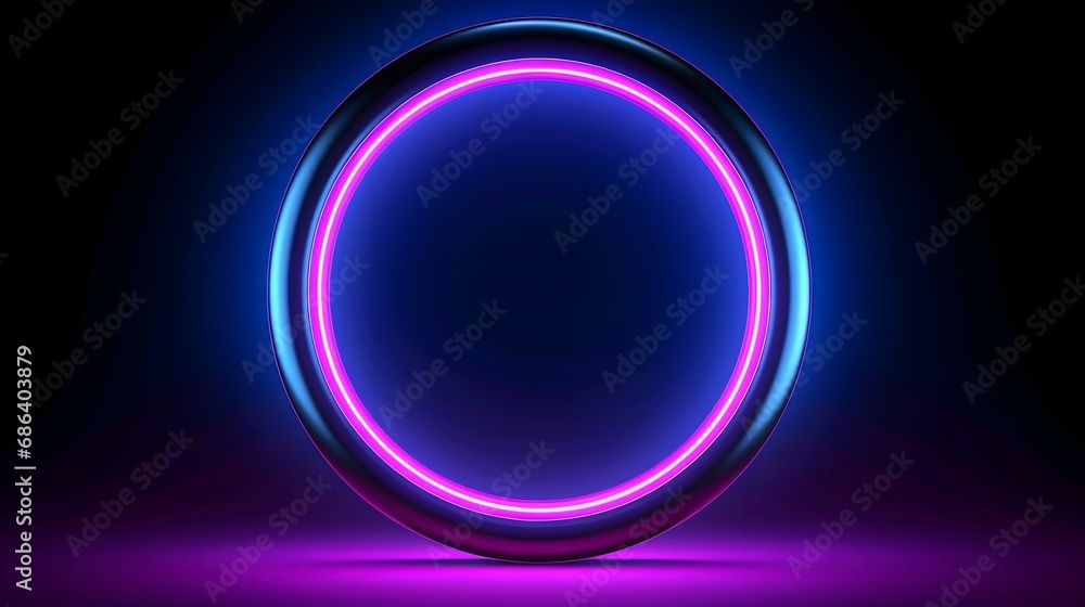 Futuristic neon tunnel with purple and pink lights, leading to a vanishing point, with a modern, sci-fi vibe. Futuristic neon tunnel with purple and pink lights, leading to a vanishing point, with a modern, sci-fi vibe.