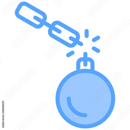 Disruptive Blue Icon