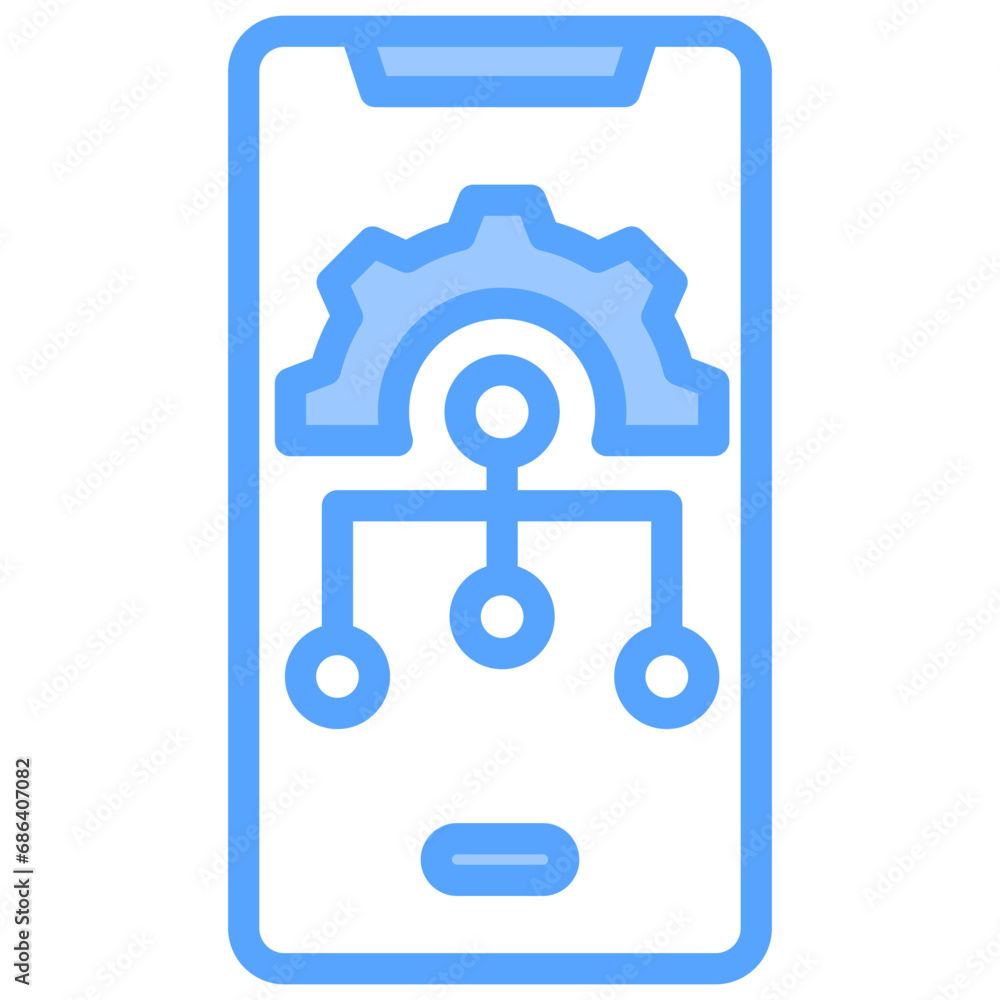 Application Blue Icon Application Blue Icon