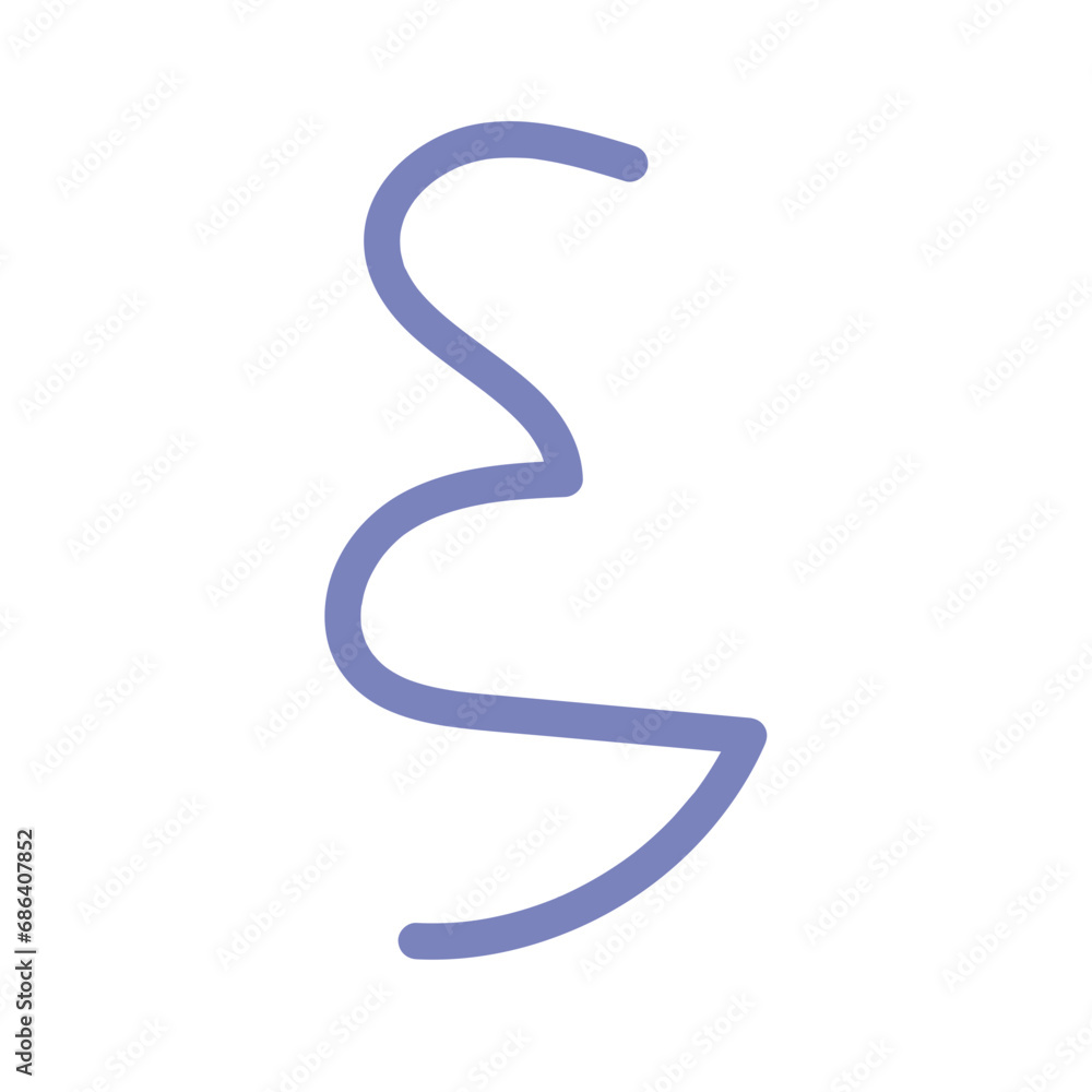 Squiggly line decor vector Squiggly line decor vector