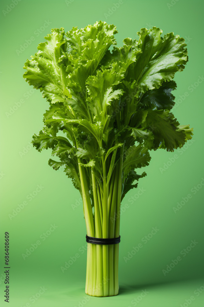 Celery .Portrait. Ideal for advertising or banner. Celery .Portrait. Ideal for advertising or banner.