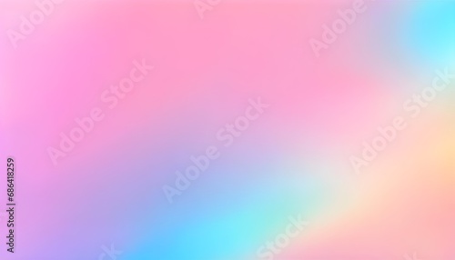 pastel colors abstract cute pink holographic gradient background design.