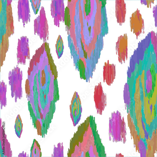 Ikat geometric folklore ornament with tribal ethnic seamless striped pattern Aztec style. oriental pattern traditional Design for background, clothing, wrapping, Batik, fabric, vector, illustration.