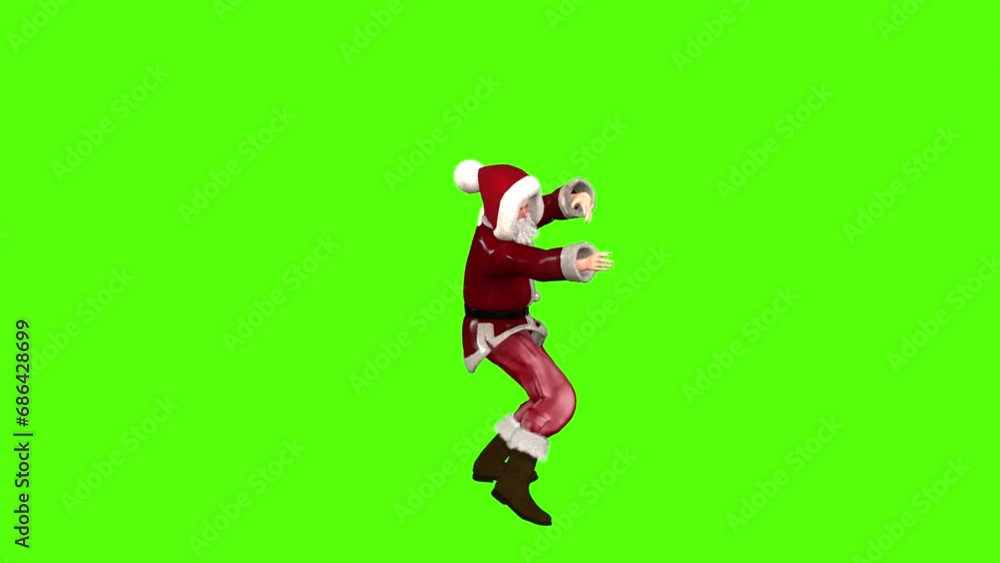 Santa Claus Magical Moves Seamless loop Santa Claus Magical Moves Seamless loop