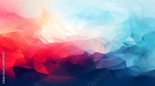 Colorful abstract background image blue, red, and white color AI Image Generative © Anditya