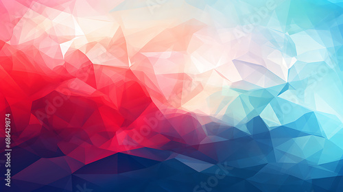Colorful abstract background image blue, red, and white color AI Image Generative