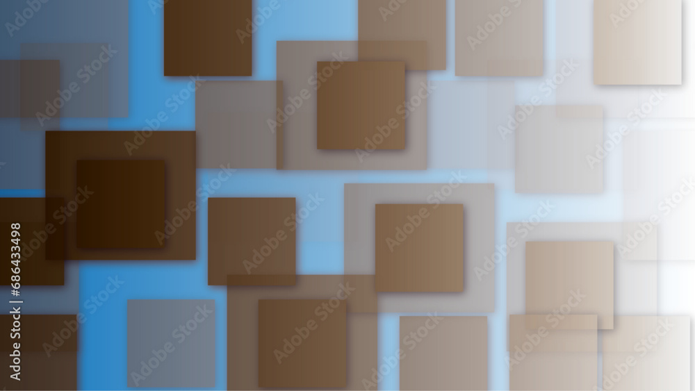 Vector Abstract Elegant Brown and Blue Background. Abstract white Pattern. Squares Texture Vector Abstract Elegant Brown and Blue Background. Abstract white Pattern. Squares Texture