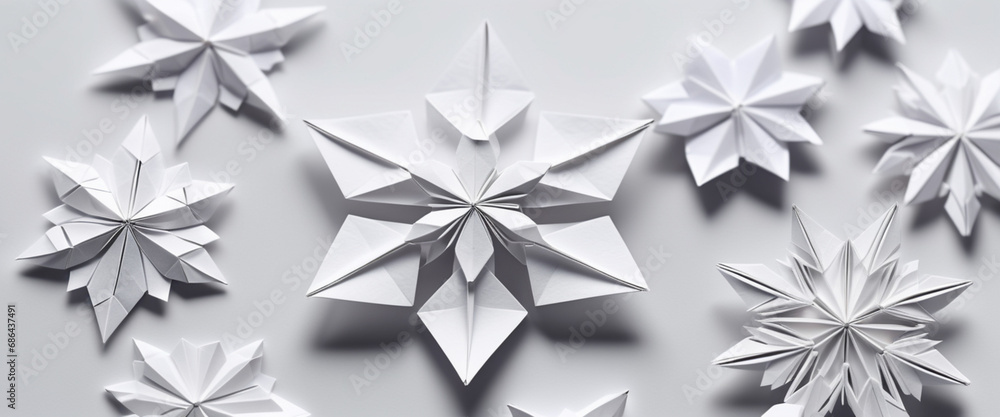 origami cute snowflakes origami cute snowflakes