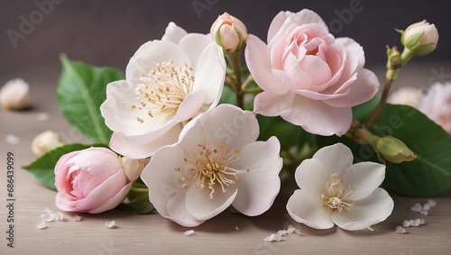 pink magnolia flower