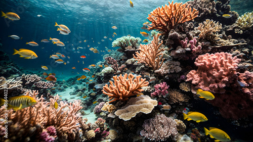 coral reef and fish © Aditya