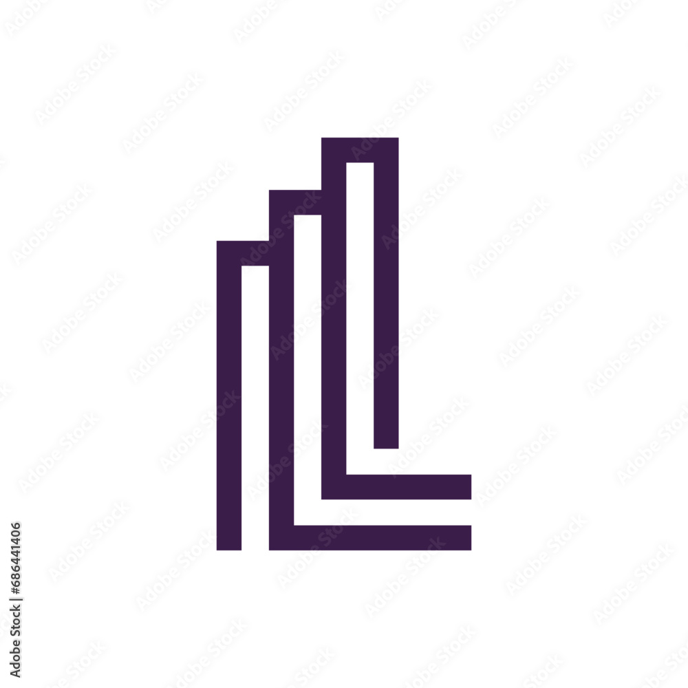 Monogram L design vector logo. Monogram initial letter mark L logo design. Monogram design vector logo. Monogram initial letter mark L logo design. Simple L monogram Monogram L design vector logo. Monogram initial letter mark L logo design. Monogram design vector logo. Monogram initial letter mark L logo design. Simple L monogram