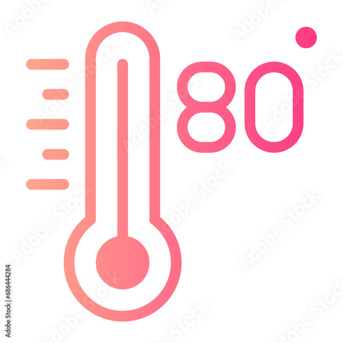 eighty gradient icon