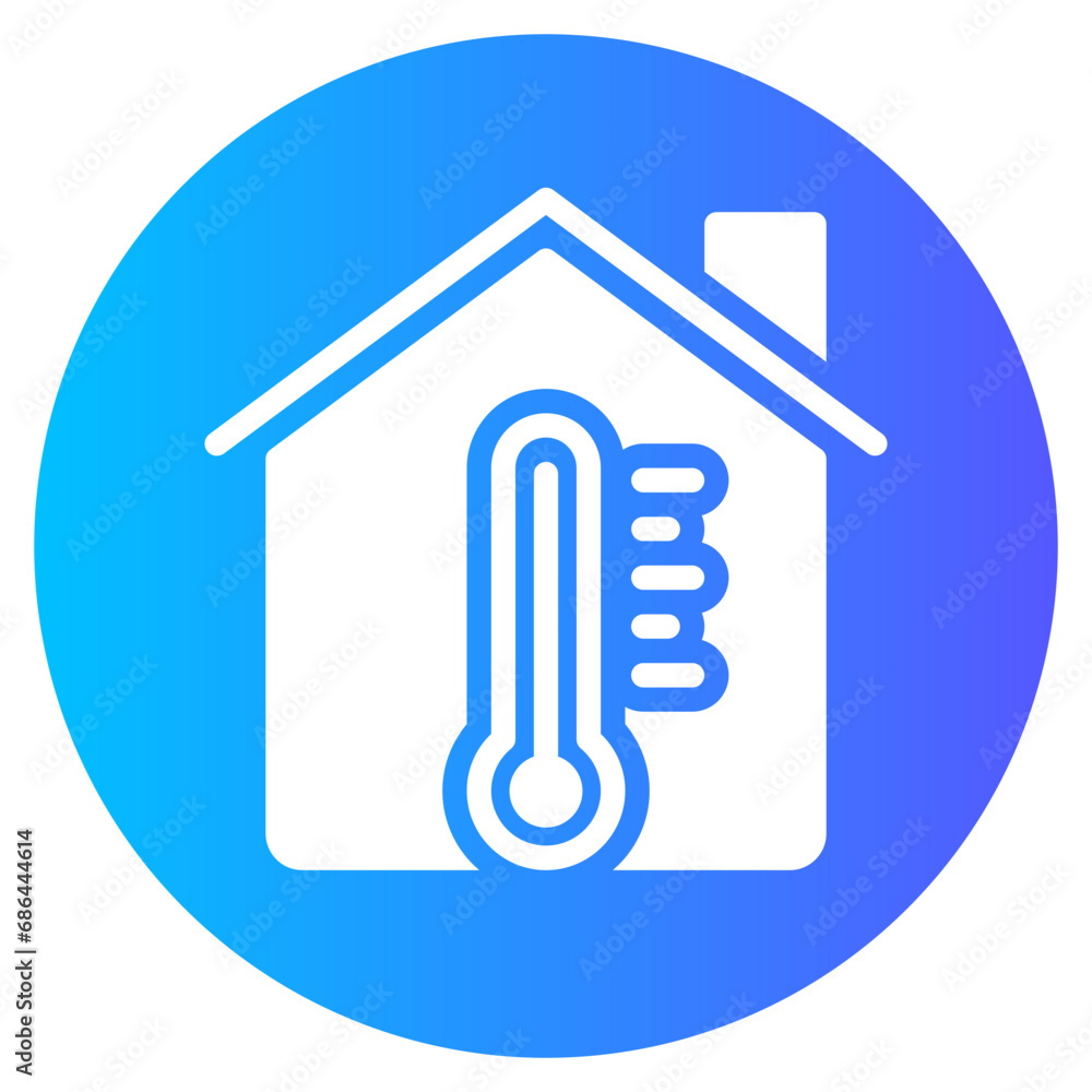 house gradient icon