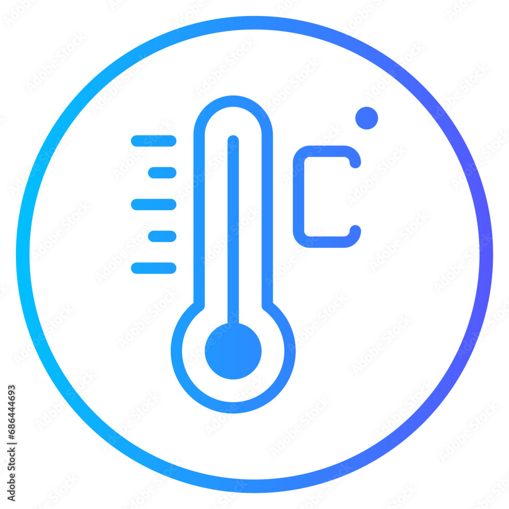 celsius gradient icon celsius gradient icon