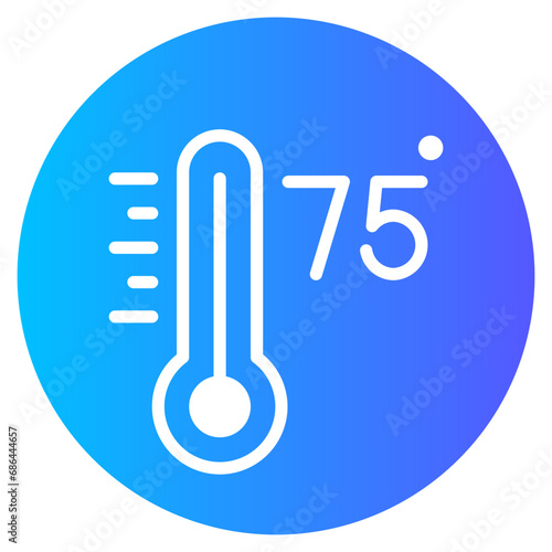seventyfive gradient icon