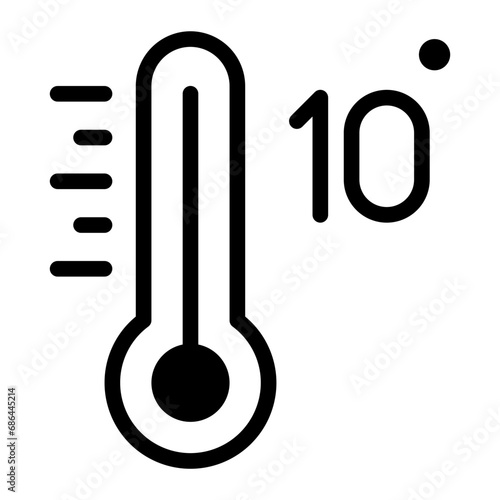 ten glyph icon