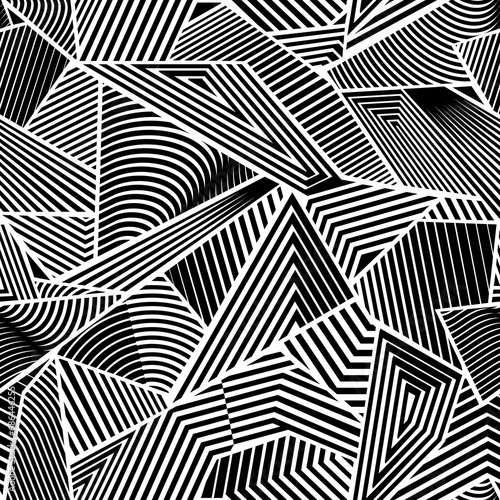 black and white seamless pattern