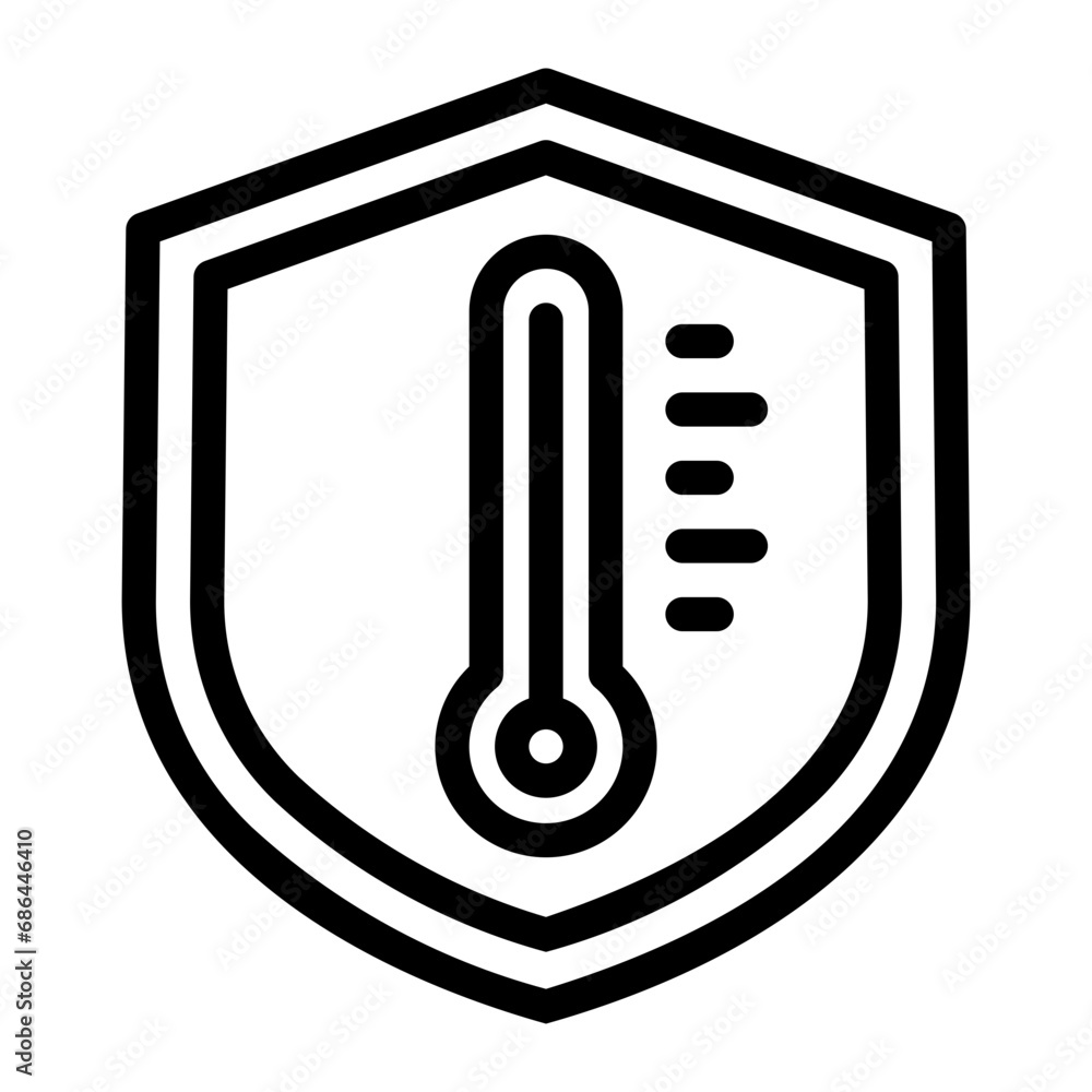 shield line icon shield line icon