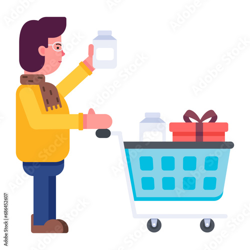 Shopping Man 