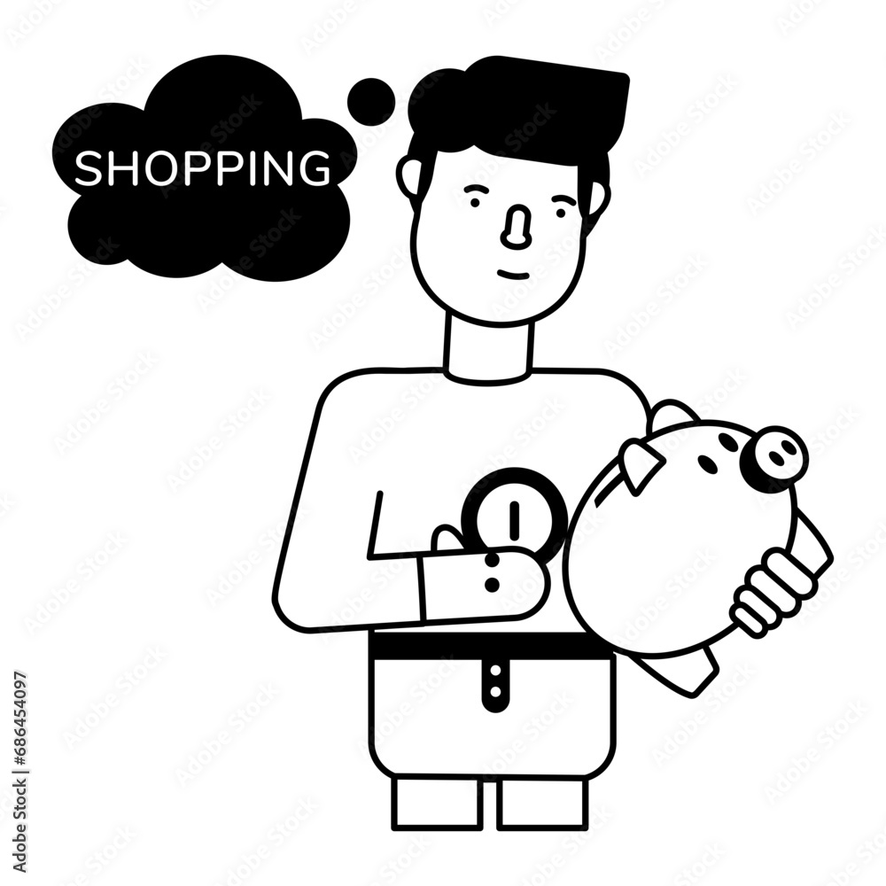 Obraz premium Shopping Dream