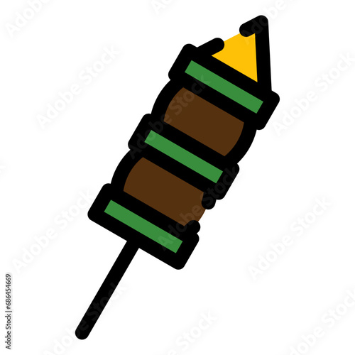 barbecue skewer icon